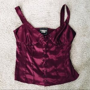 GUESS BRAND LACE UP TOP ✰ SIZE SMALL